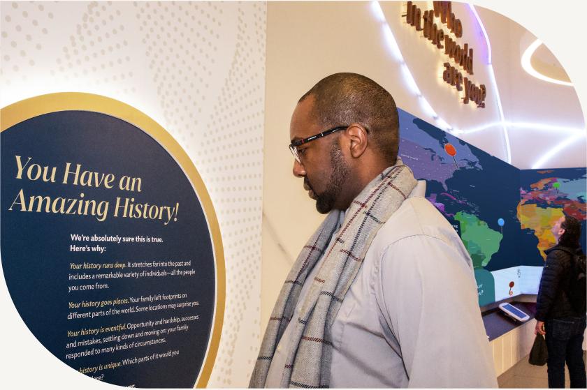 Family Heritage Experience visitor